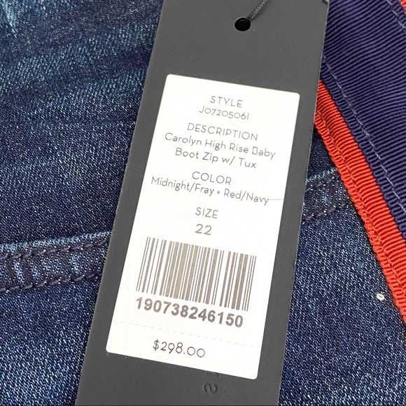 NEW Veronica Beard Carolyn High Rise Boot Jeans 22 - Picture 10 of 15